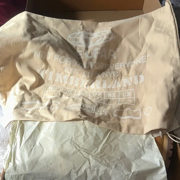 Telfar x Timberland Collab Medium Pull On Boot Wheat Nubuck SIZE 7.5/8 MENS NWT - Picture 14 of 15